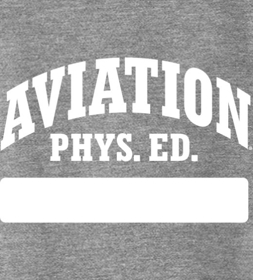 Aviation Phys Ed Tank Top